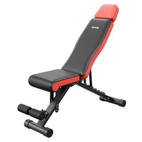 VEVOR Weight Bench, 660lbs Adjustable Weight Bench Press for Full Body Workout, Exercise Sit up Bench for Home Gym Strength Training